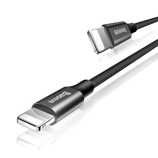 BASEUS YIVEN (LIGHTNING | 3 M) BLACK 1,5A - DATOVÝ KABEL