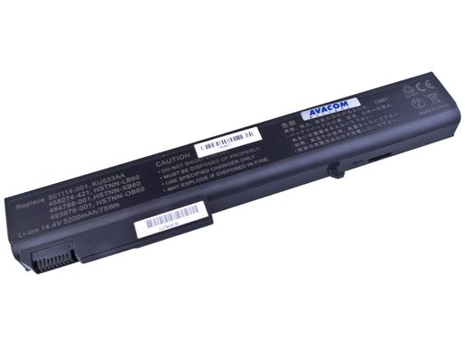 BATERIE AVACOM NOHP-8530-806 PRO HP BUSINESS NOTEBOOK 8530P/W, 8730P/W SERIE LI-ION 14,4V 5200MAH