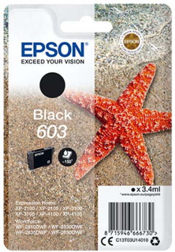 EPSON SINGLEPACK, BLACK 603