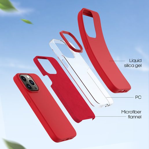 ERCS CARNEVAL SNAP IPH 12 MINI - ČERVENÁ