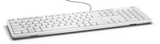 DELL KLÁVESNICE, MULTIMEDIÁLNÍ KB216, GER BÍLÁ