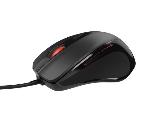 NATEC OPTICKÁ MYŠ PIGEON 2/4 000 DPI/KANCELÁŘSKÁ/OPTICKÁ/DRÁTOVÁ USB/ČERNÁ