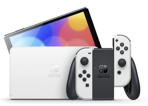 NINTENDO SWITCH OLED WHITE - HERNÍ KONZOLE