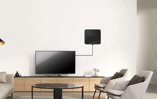 EVOLVEO XANY 2C LTE, 41DBI AKTIVNÍ POKOJOVÁ ANTÉNA DVB-T/T2, LTE FILTR