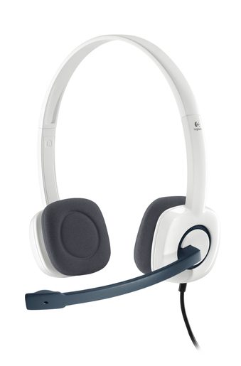 NÁHL. SADA LOGITECH STEREO HEADSET H150, COCONUT