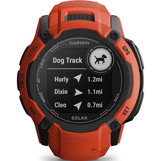 GARMIN INSTINCT 2X SOLAR FLAME RED