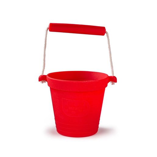 BIGJIGS TOYS PLÁŽOVÝ KYBLÍČEK ČERVENÝ