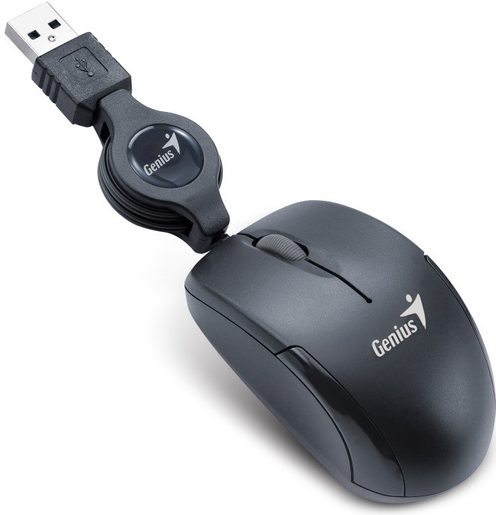 MYŠ GENIUS MICRO TRAVELER V2, USB BLACK