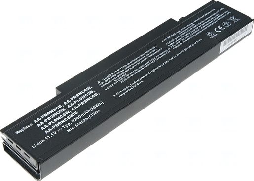BATERIE T6 POWER SAMSUNG R430, R480, R520, R530, R540, R580, R620, R720, R780, 6CELL, 5200MAH