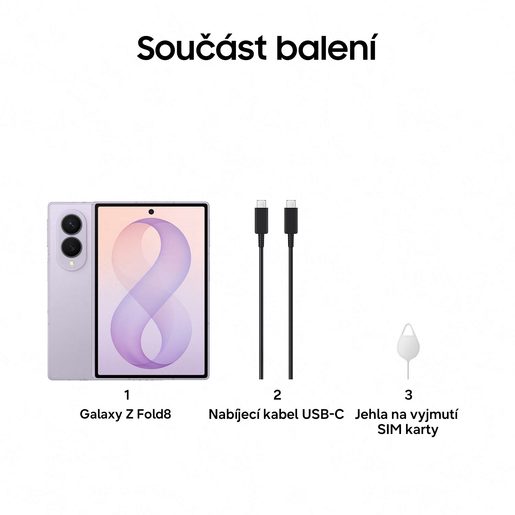 SAMSUNG GALAXY Z FOLD 8/12GB/256GB/LAVENDER