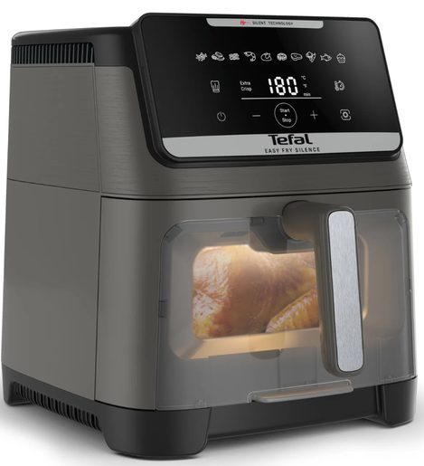 TEFAL EY846HE0 EASY FRY SILENCE GREY - HORKOVZDUŠNÁ FRITÉZA