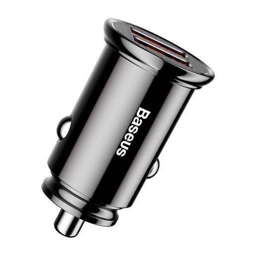 BASEUS AUTO ADAPTÉR DUAL QC 3.0 30W BLACK