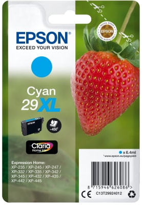 EPSON SINGLEPACK CYAN 29XL CLARIA HOME INK