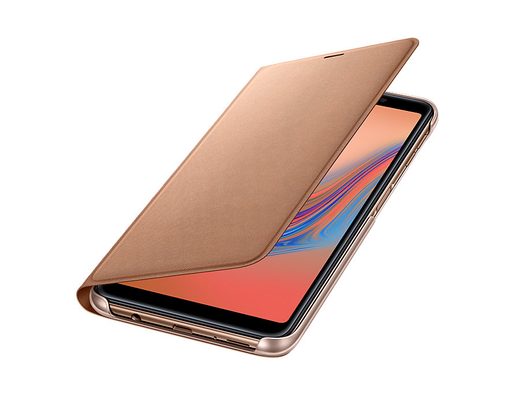 SAMSUNG FLIPOVÝ KRYT PRO GALAXY A7 2018 GOLD