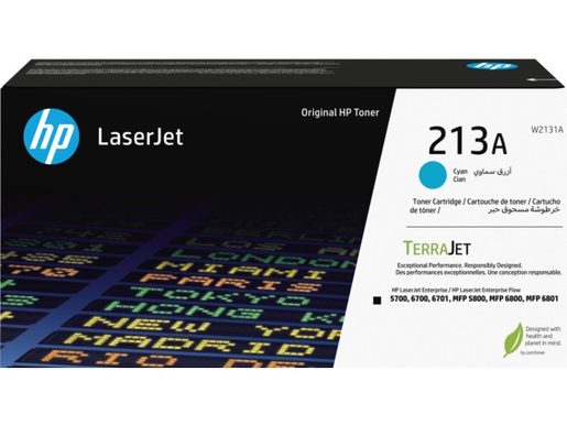 HP W2131A, CYAN TONER. KAZETA HP LASERJET 213A