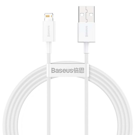 BASEUS  SUPERIOR USB - LIGHTNING 1,5 M 2,4A WHITE