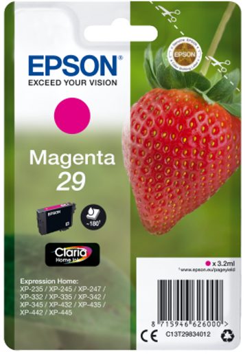 EPSON SINGLEPACK MAGENTA 29 CLARIA HOME INK