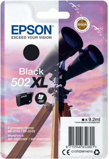 EPSON SINGLEPACK,BLACK 502XL,INK,XL