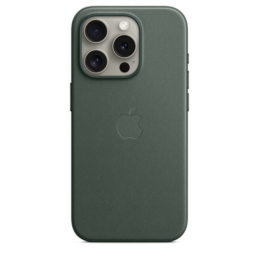 IPHONE 15 PRO FINEWOVEN CASE MS - EVERGREEN