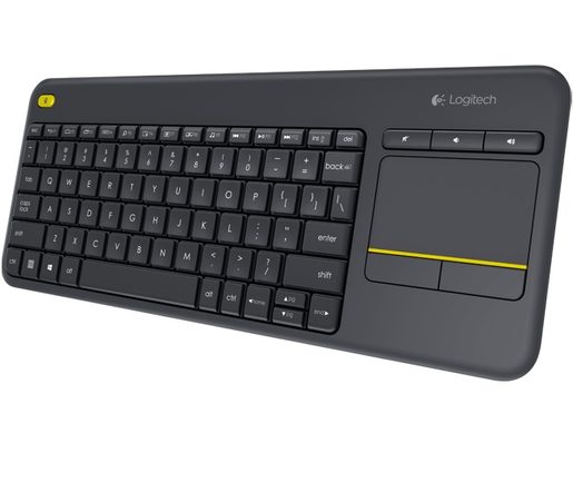 LOGITECH WIRELESS TOUCH KEYBOARD K400 PLUS, USB,US
