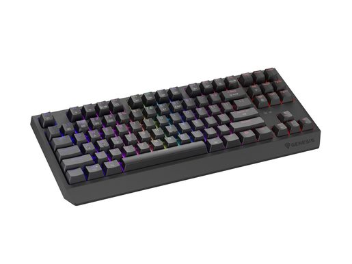 GENESIS HERNÍ KLÁVESNICE THOR 230/TKL/RGB/OUTEMU PANDA/BEZDRÁTOVÁ USB + BLUETOOTH/US LAYOUT/ČERNÁ