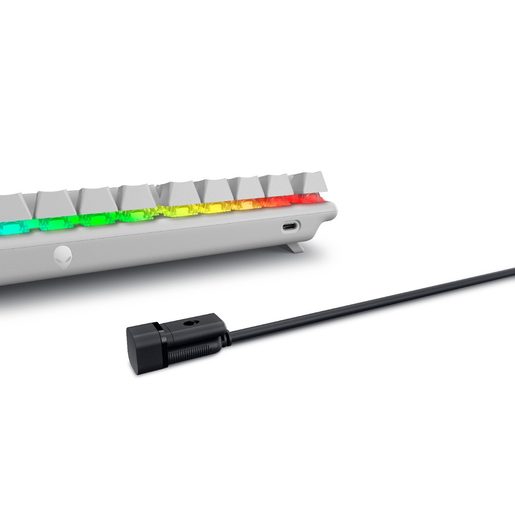 ALIENWARE PRO MECHANICKÁ HERNÍ KLÁVESNICE - BÍLÁ