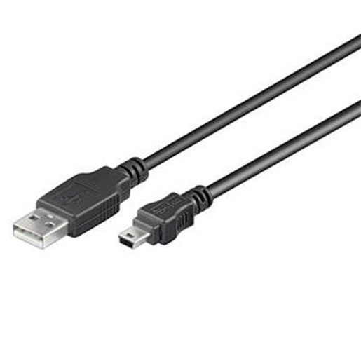 PREMIUMCORD KABEL USB 2.0, A-B MINI, 5PINŮ, 20CM