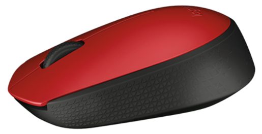 MYŠ LOGITECH WIRELESS MOUSE M171, ČERVENÁ