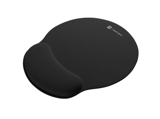 ERGONOMICKÝ SET PODLOŽEK POD ZÁPĚSTÍ NATEC CHIPMUNK 2V1, ČERNÁ