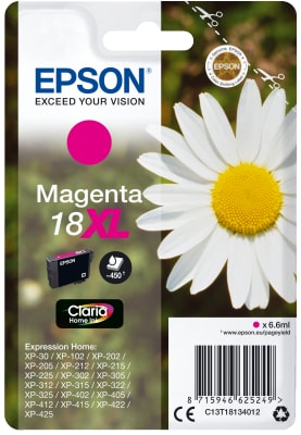 EPSON SINGLEPACK MAGENTA 18XL CLARIA HOME INK