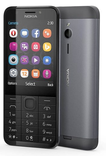 NOKIA 230 SINGLE SIM DARK SILVER