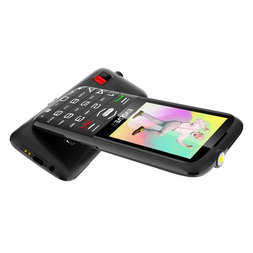 EVOLVEO EASYPHONE XO, MOBILNÍ TELEFON PRO SENIORY S NABÍJECÍM STOJÁNKEM (ČERNÁ BARVA)