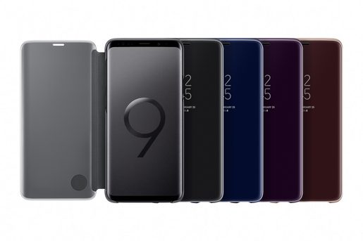 SAMSUNG FLIPOVÉ POUZDRO CLEAR VIEW PRO S9+ GOLD