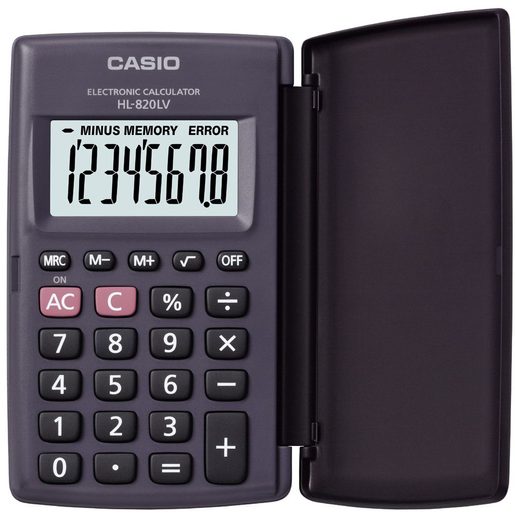CASIO HL 820 LV BK (ČERNÁ) (B) - KALKULAČKA