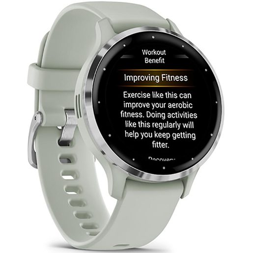 GARMIN VENU 3S SILVER/SAGE GRAY SILICONE BAND