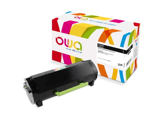 OWA ARMOR TONER PRO LEXMARK 51B2H00, ČERNÁ/BLACK