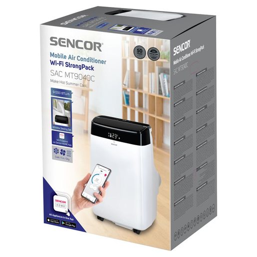 SENCOR SAC MT9040C WI-FI STRONGPACK - MOBILNÍ KLIMATIZACE