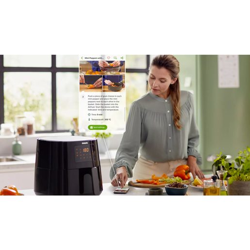 PHILIPS XL CONNECTED HD9280/90 - HORKOVZDUŠNÁ FRITÉZA