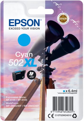 EPSON SINGLEPACK,CYAN 502XL,INK,XL