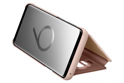 SAMSUNG FLIPOVÉ POUZDRO CLEAR VIEW PRO S9+ GOLD