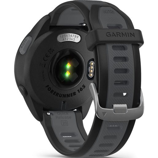 GARMIN FORERUNNER 165 - BLACK / SLATE GRAY (010-02863-20)