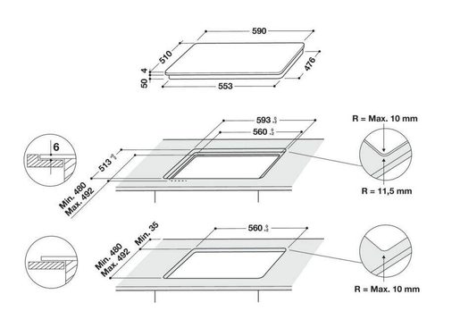 WHIRLPOOL WL B8160 NE - INDUKČNÍ VARNÁ DESKA