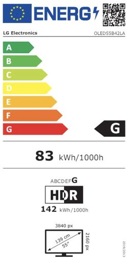 55" LG OLED55B42 - TELEVIZE
