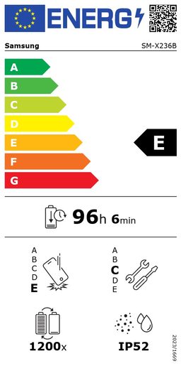 SAMSUNG GALAXYTAB A11+ SM-X236 128GB LTE SILVER