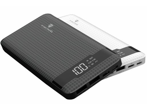 VIKING POWER BANK PN-961 QC3.0 10000MAH, QUICK CHARGE 3.0, ČERNÁ