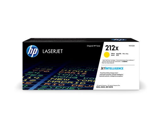 HP 212X LASERJET ŽLUTÁ TONEROVÁ KAZETA, W2122X