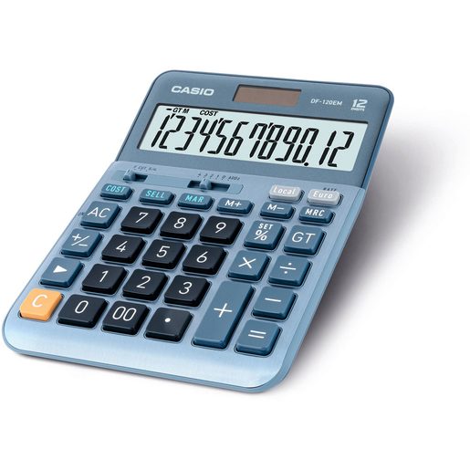 CASIO DF 120 EM - KALKULAČKA