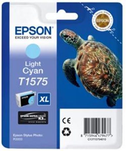 EPSON T1575 LIGHT CYAN CARTRIDGE R3000