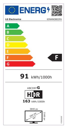 65" LG 65NANO80P - TELEVIZE