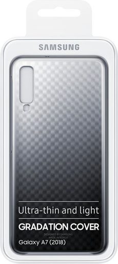 SAMSUNG GRADATION KRYT PRO GALAXY A7 2018 BLACK
